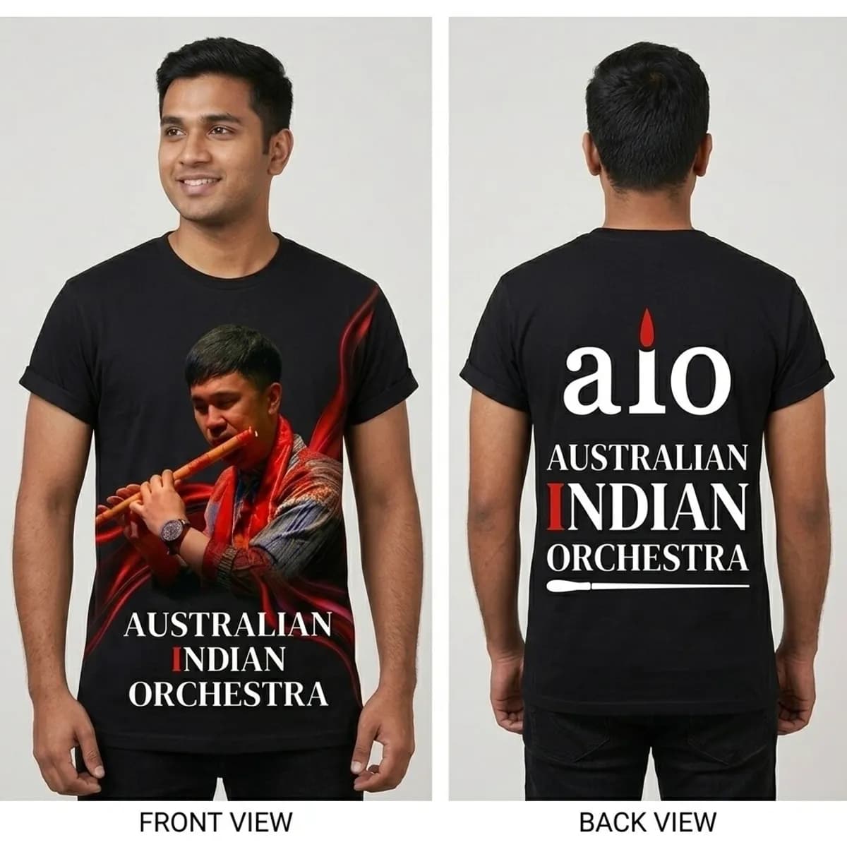 AIO BLACK T-Shirt | Sabin